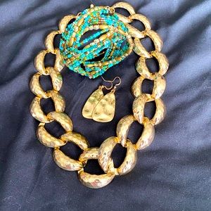 Necklace, Earrings and Bracelet Set